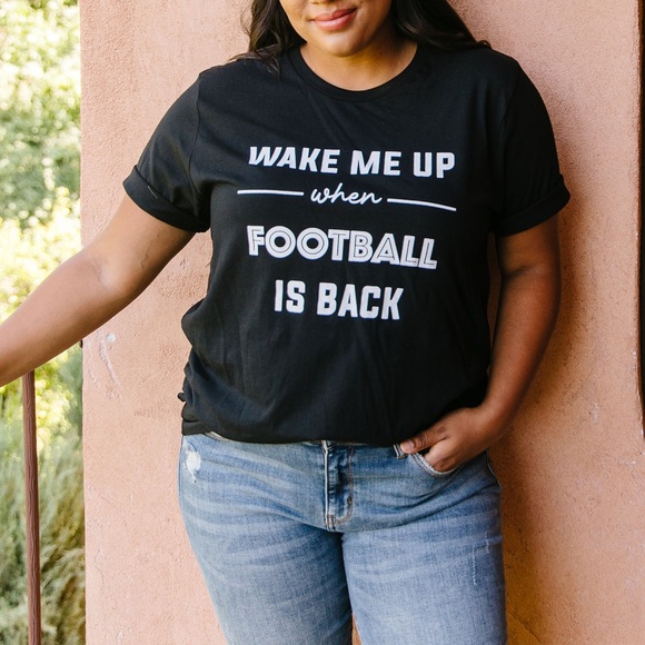 Wake Me Up When Football is Back Graphic Tee - Picture 4 of 11